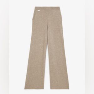 The Kooples Roomy beige wool and cashmere pants